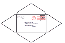 Foldable envelope